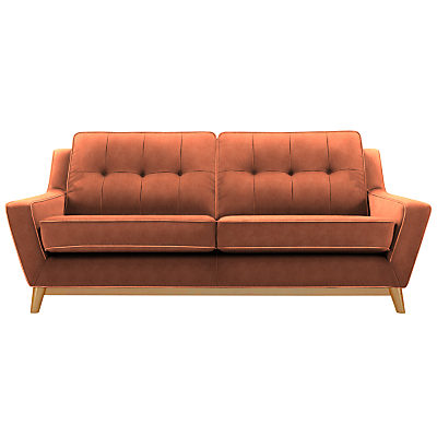 G Plan Vintage The Fifty Three Large 3 Seater Sofa Velvet Copper